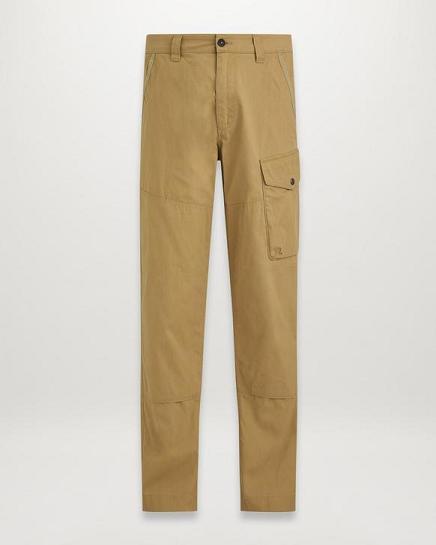 Pantalon Cargo Belstaff Homme Engineer Jaune Coton Soldes WE3159047